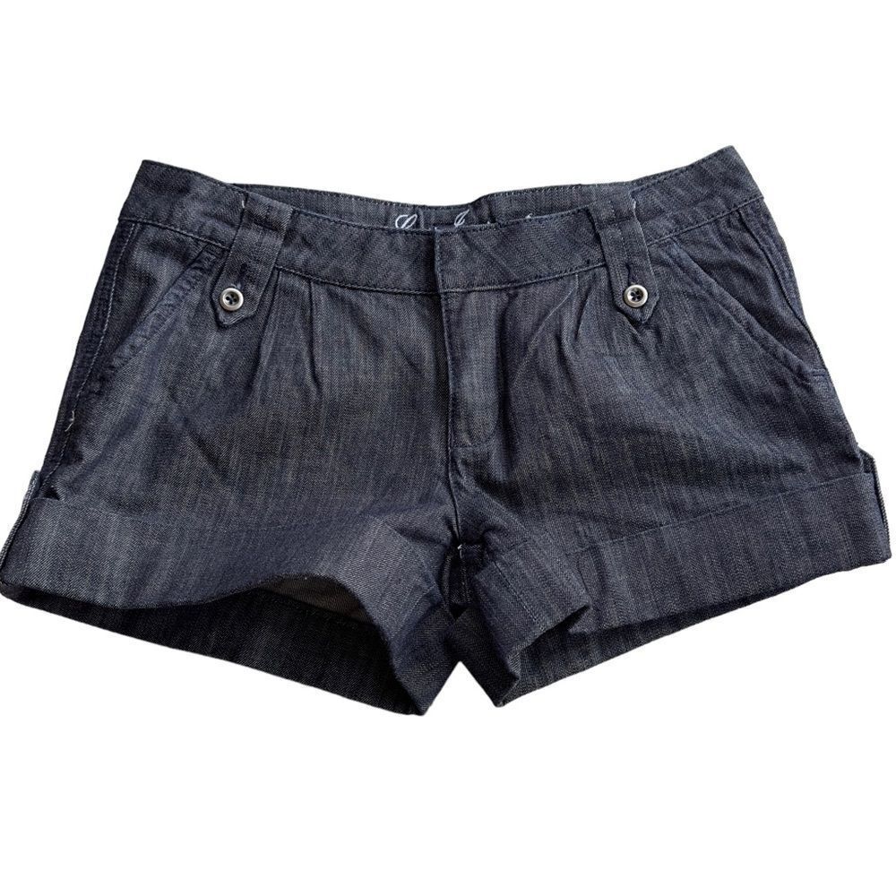 Guess Denim Folded Hem Shorts Size 27
